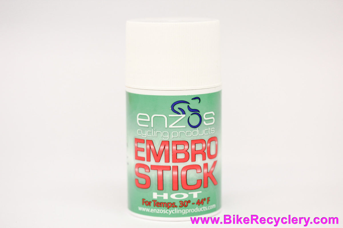 Enzo's Embro Stick: HOT / Red - Embrocation For 30 to 44 Degrees - 2.5oz