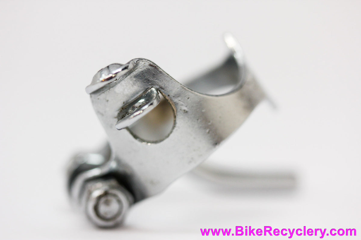 1950's Campagnolo 626 Downtube Cable Guide & Stop Clip: Tubular! Bolt/Nut - RARE (MINT)