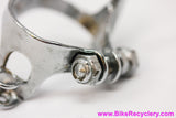 1950's Campagnolo 626 Downtube Cable Guide & Stop Clip: Tubular! Bolt/Nut - RARE (MINT)
