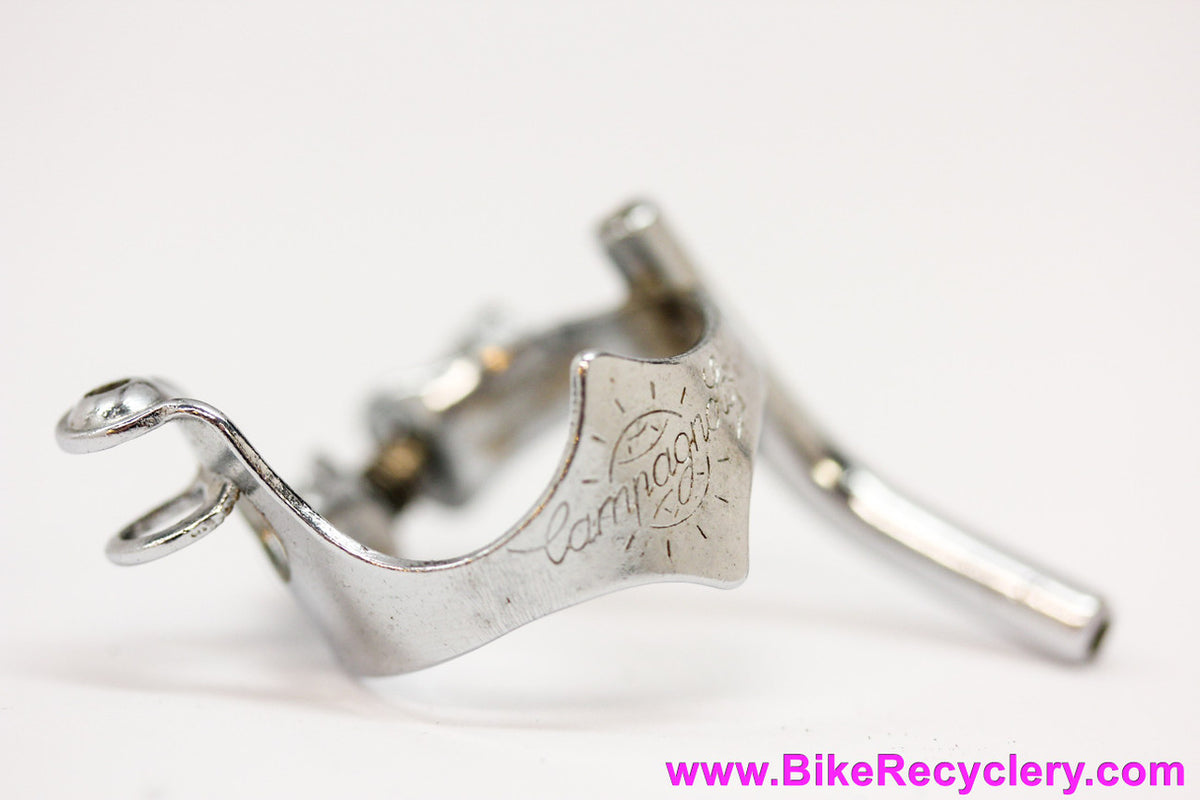 1950's Campagnolo 626 Downtube Cable Guide & Stop Clip: Tubular! Bolt/Nut - RARE (MINT)