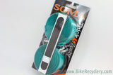 Soma Thick & Zesty Handlebar Tape: 2.5mm Thick - Kelly Green (Turquoise)