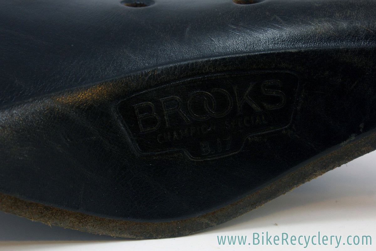 Brooks B17 Champion Special Large Copper Rivet Saddle: FOR PARTS or DISPLAY