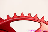 Paul Royal Flush 100% Pure Road / Track Crankset: 175mm  x 46t - Black Arms & Red Chainring (Near Mint+)