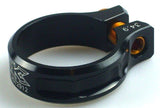 NEW KCNC SC11 Seatpost Clamp / Collar: 34.9 Black Gold 11g