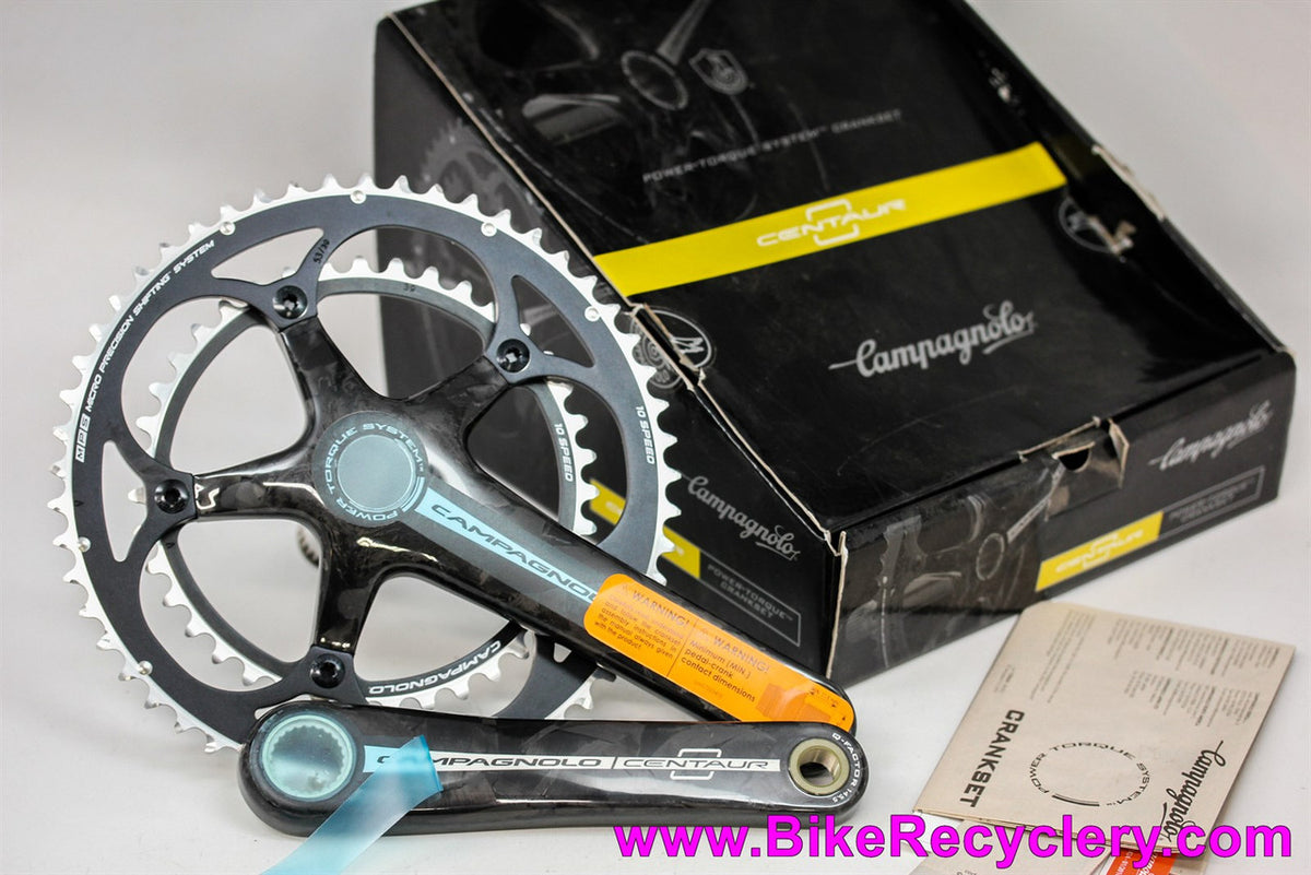 Campagnolo Centaur Carbon Power Torque Crankset: 170mm x 53/39t - Black - FC12-CE093C (NEW)