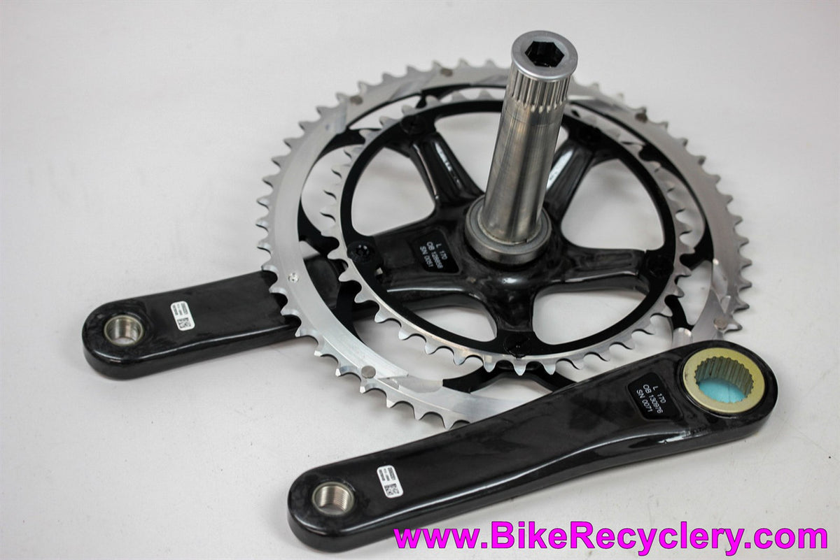 Campagnolo Centaur Carbon Power Torque Crankset: 170mm x 53/39t - Black - FC12-CE093C (NEW)