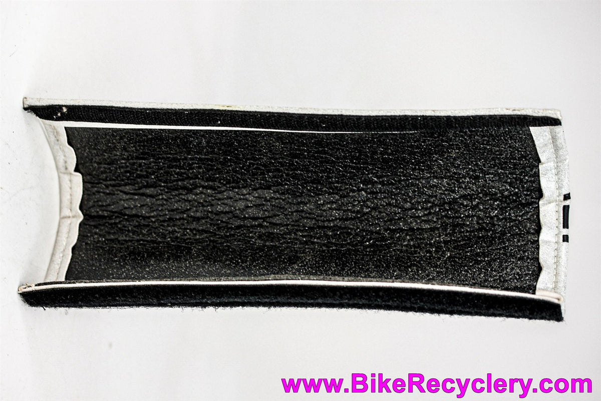 Schwinn BMX Top Bar Pad: Bass Boat Silver Glitter + Black - 10.5" -  Homegrown Era Late 1990s Early 2000s (Near Mint+ NOS?)