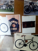 Cannondale + Junk Food + Brooks Leather Saddle Bag: Handmade - One of a Kind! Thick Leather - Moto Inspired (NEW)