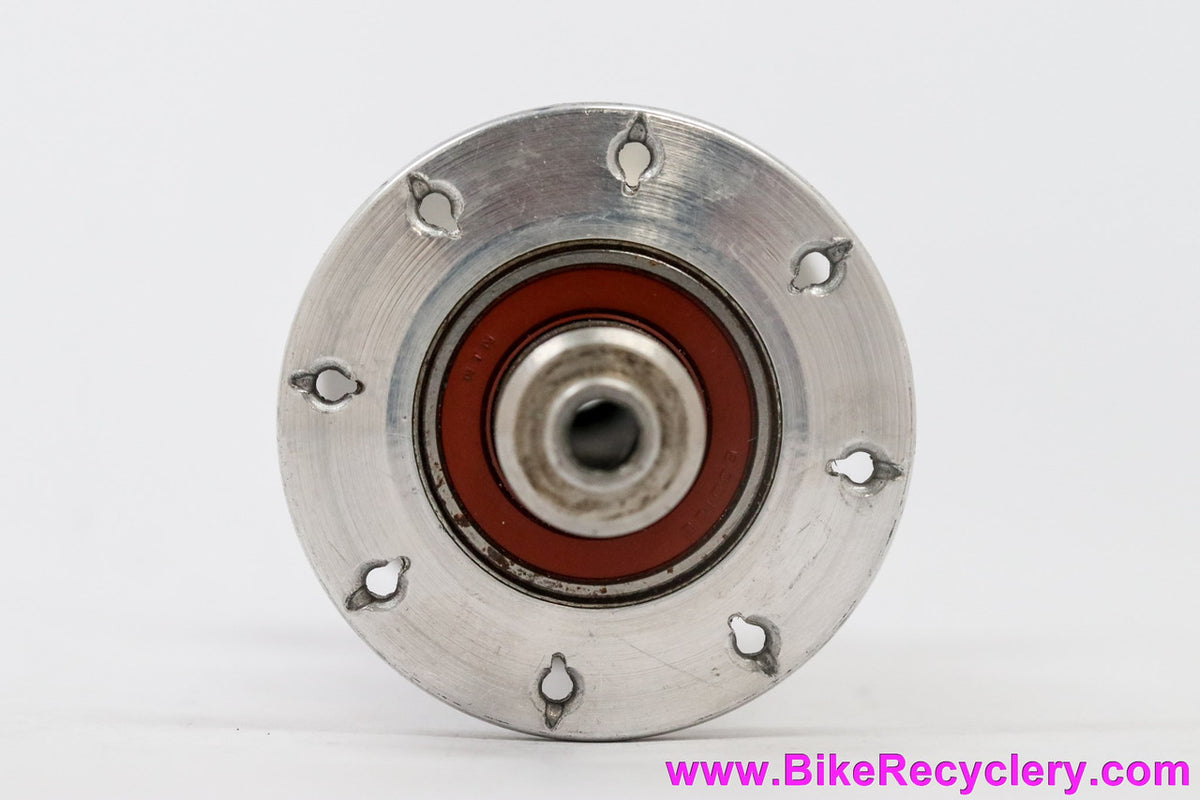 Phil Wood Classic/Vintage Front Track Hub: 16H - Silver - Low Flange