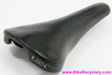Ritchey Logic WCS Saddle: Black Smooth Leather - Vintage 1992 - Selle Bassano