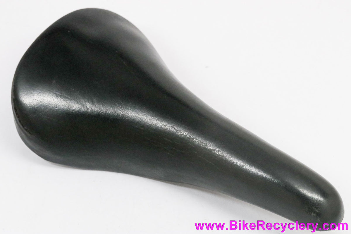 Ritchey Logic WCS Saddle: Black Smooth Leather - Vintage 1992 - Selle Bassano