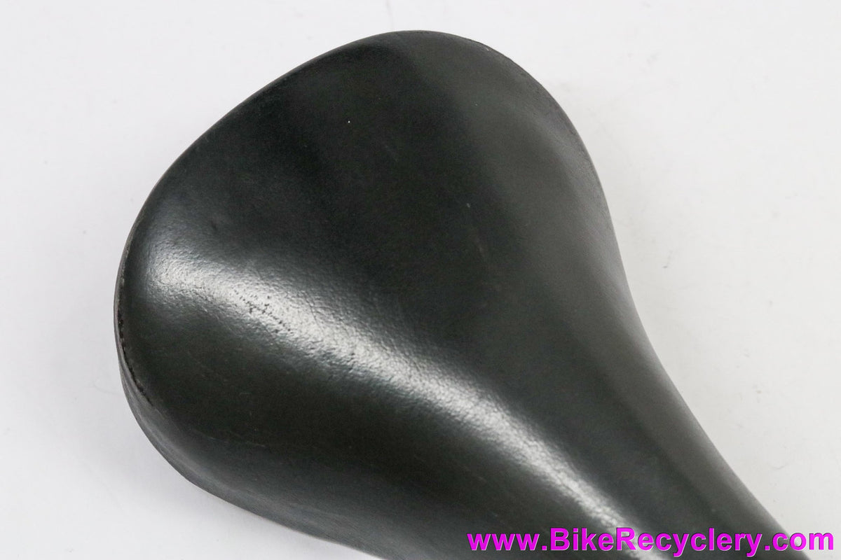 Ritchey Logic WCS Saddle: Black Smooth Leather - Vintage 1992 - Selle Bassano