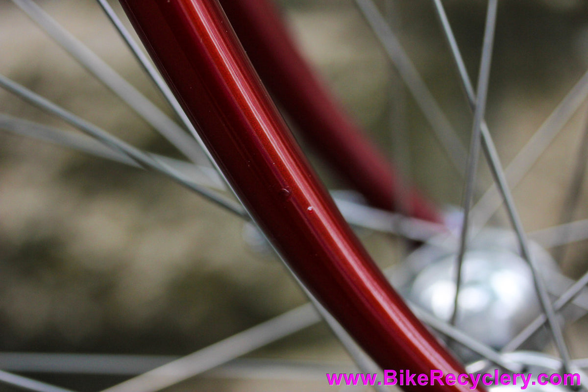 NOS 1991 Cinelli SuperCorsa SLX: 57cm Frameset: Crimson Red + Chrome (Built and only test-ridden)