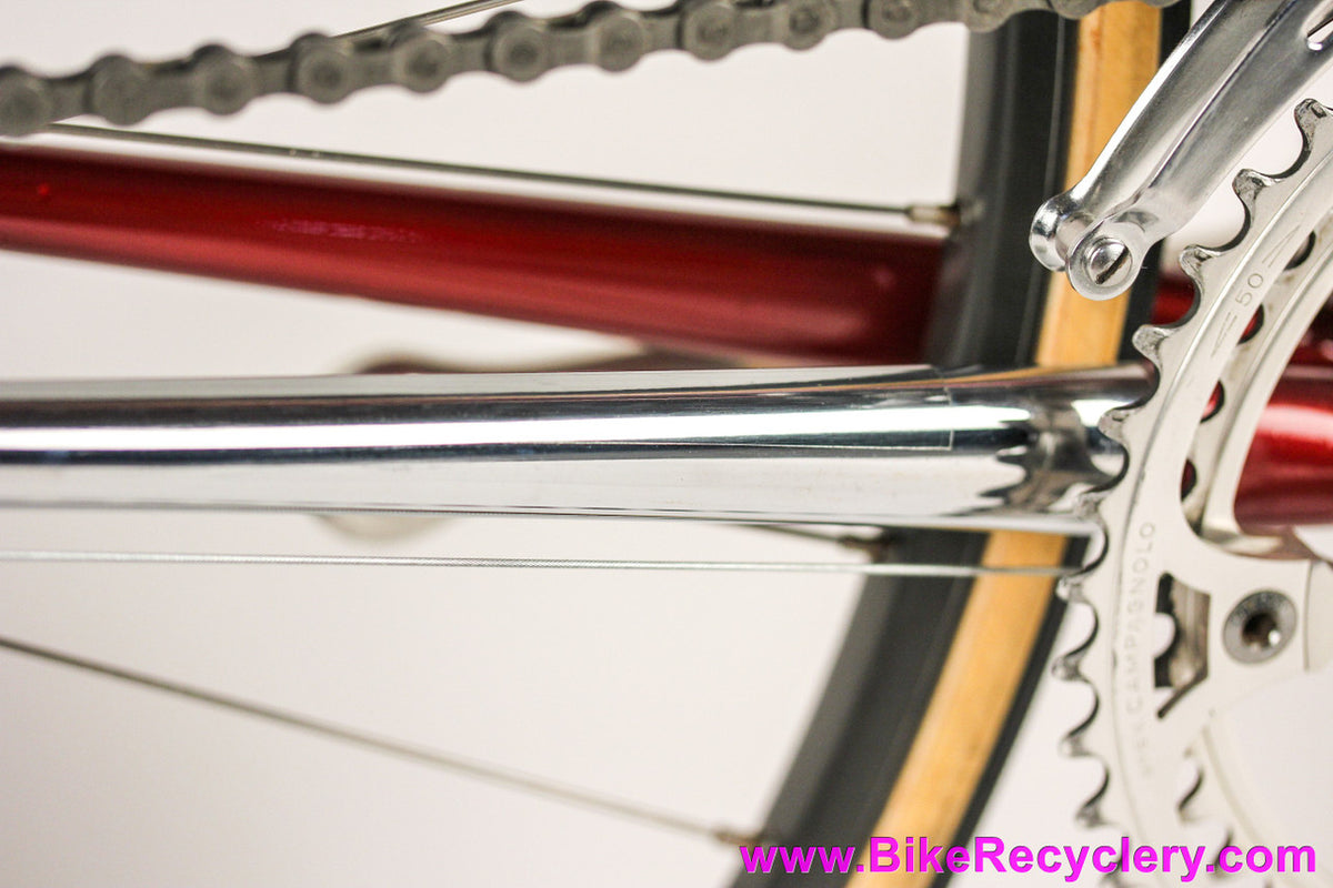 NOS 1991 Cinelli SuperCorsa SLX: 57cm Frameset: Crimson Red + Chrome (Built and only test-ridden)