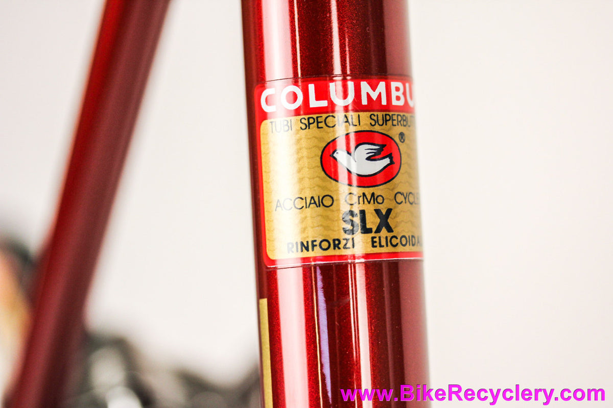 NOS 1991 Cinelli SuperCorsa SLX: 57cm Frameset: Crimson Red + Chrome (Built and only test-ridden)