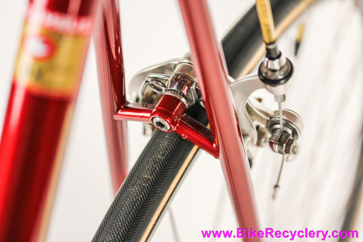 NOS 1991 Cinelli SuperCorsa SLX: 57cm Frameset: Crimson Red + Chrome (Built and only test-ridden)