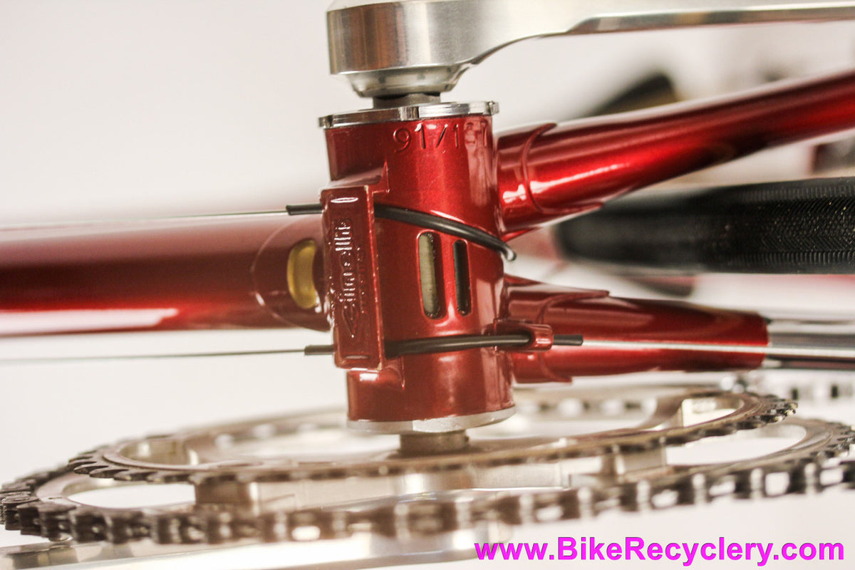 NOS 1991 Cinelli SuperCorsa SLX: 57cm Frameset: Crimson Red + Chrome (Built and only test-ridden)