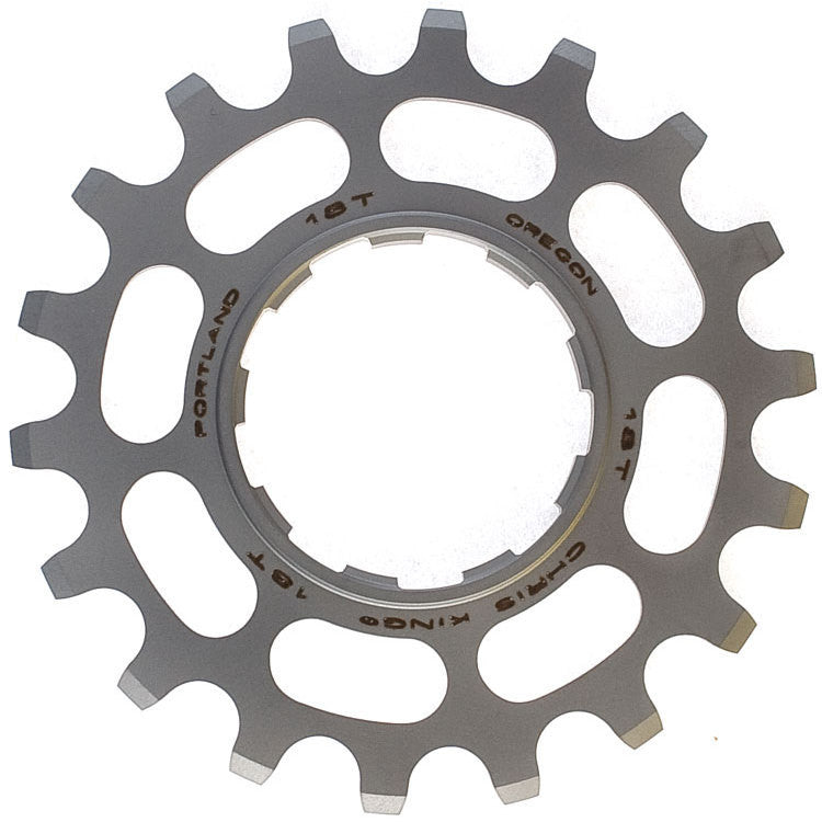 Chris King Stainless Steel Cog: Singlespeed 18t NEW