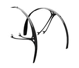 NEW Crud Roadracer MK2 Racing Road Bike Fenders: Full Coverage, 23-25mm Tires, Pair (F/R)