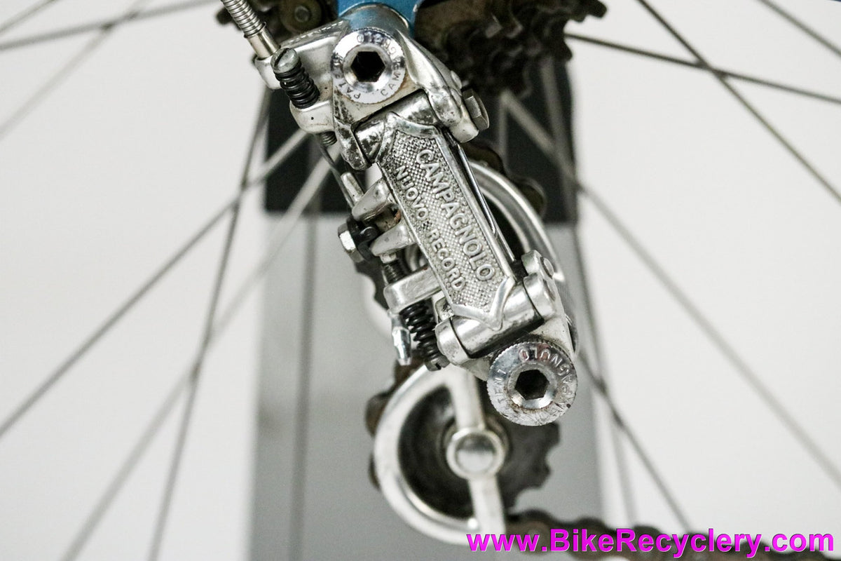 Late 1970's De Rosa Professional: 52cm - Unrestored & 99% Original - Nuovo Record - Fiamme - Unicanitor #2 - Blue/Yellow