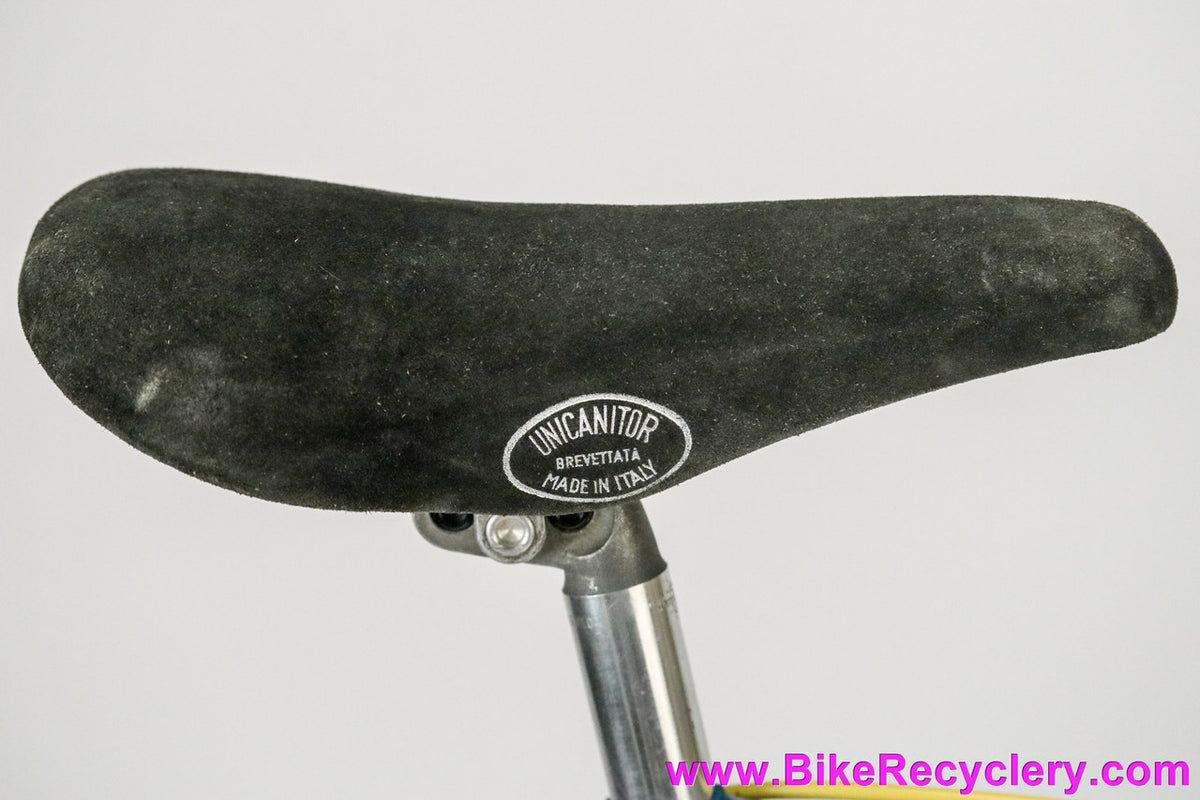 Late 1970's De Rosa Professional: 52cm - Unrestored & 99% Original - Nuovo Record - Fiamme - Unicanitor #2 - Blue/Yellow