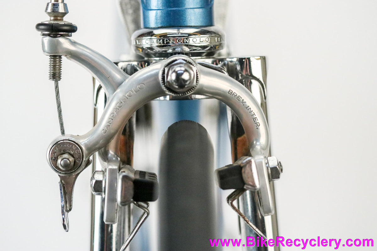 Late 1970's De Rosa Professional: 52cm - Unrestored & 99% Original - Nuovo Record - Fiamme - Unicanitor #2 - Blue/Yellow