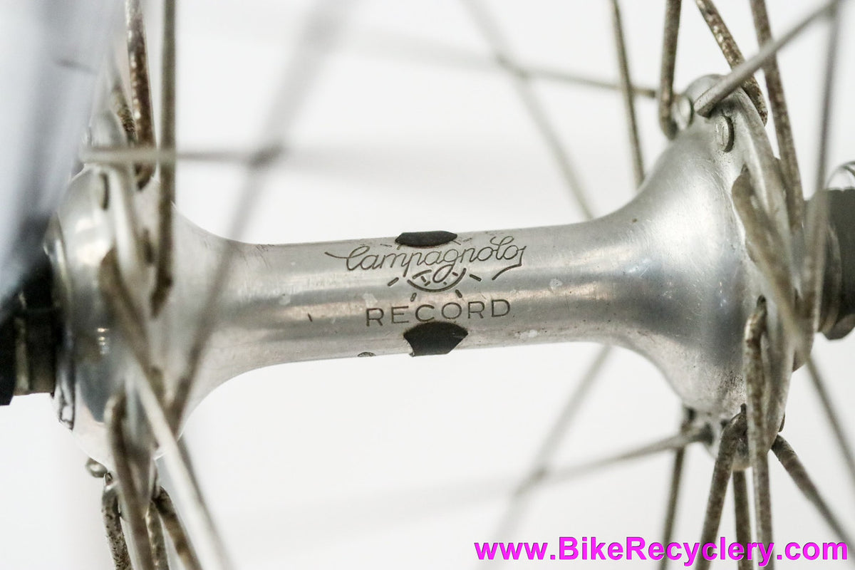 Late 1970's De Rosa Professional: 52cm - Unrestored & 99% Original - Nuovo Record - Fiamme - Unicanitor #2 - Blue/Yellow