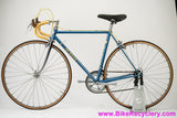 Late 1970's De Rosa Professional: 52cm - Unrestored & 99% Original - Nuovo Record - Fiamme - Unicanitor #2 - Blue/Yellow
