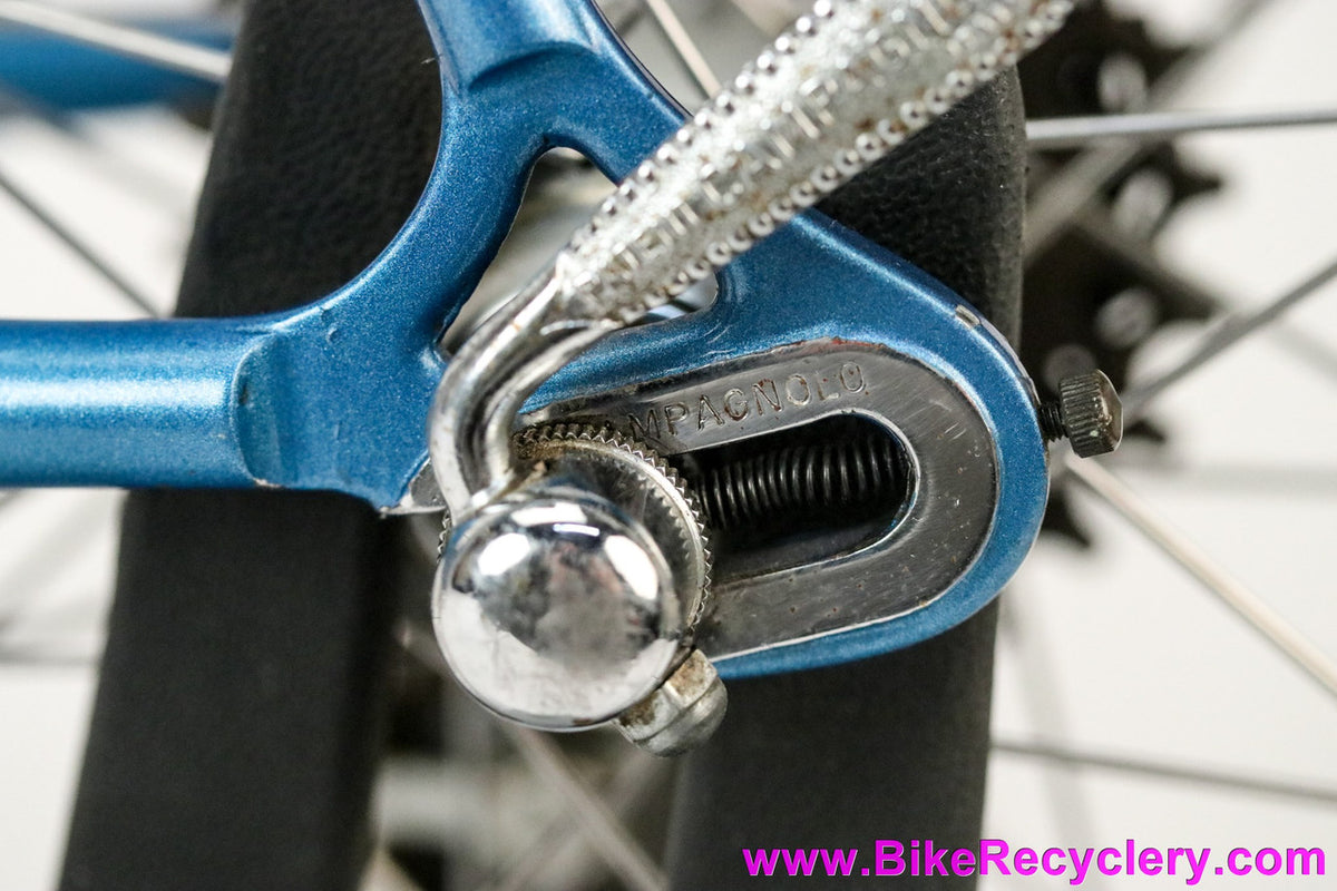 Late 1970's De Rosa Professional: 52cm - Unrestored & 99% Original - Nuovo Record - Fiamme - Unicanitor #2 - Blue/Yellow