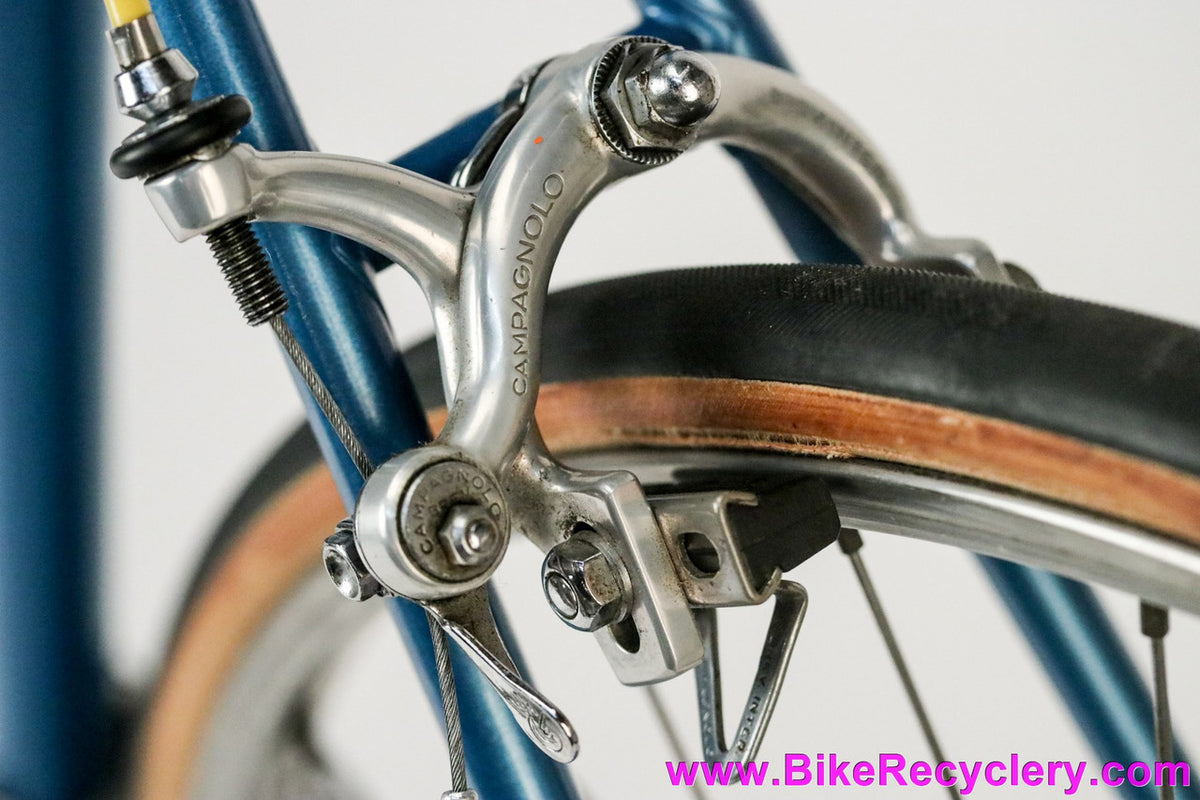 Late 1970's De Rosa Professional: 52cm - Unrestored & 99% Original - Nuovo Record - Fiamme - Unicanitor #2 - Blue/Yellow