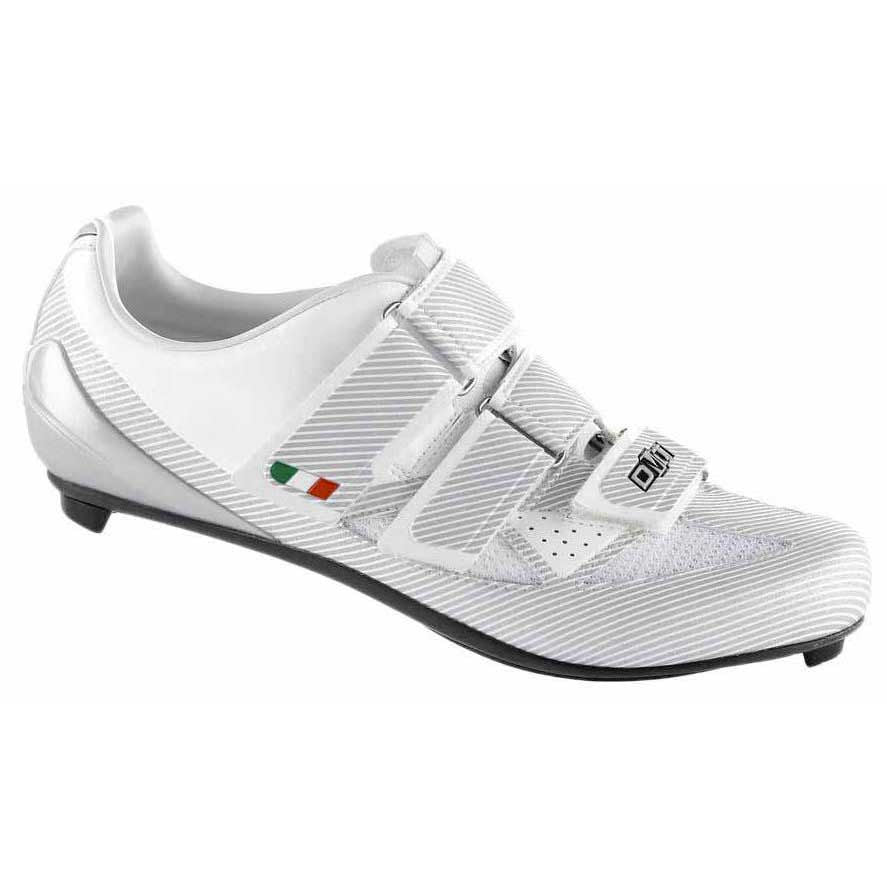 Diamante DMT Libra Road Shoes: 44eu / 10US - Carbon Sole - White - 3-Bolt (NEW)