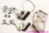 NIB/NOS Mafac Tandem Cantilever Brakeset: Long Arm - 4 Dot Pads - Springs/Cables/Carriers/Bolts - Touring/MTB (One Brake is Take-Off)