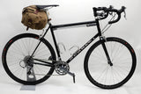Frost River Gunflint Trail Saddlebag: Waxed Canvas & Leather - Large 20L Transverse Carradice Style