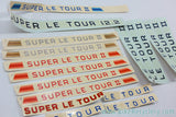 NOS Schwinn (Super) Le Tour Waterslide Decal Lot: 18 Piece - Genuine Schwinn Factory