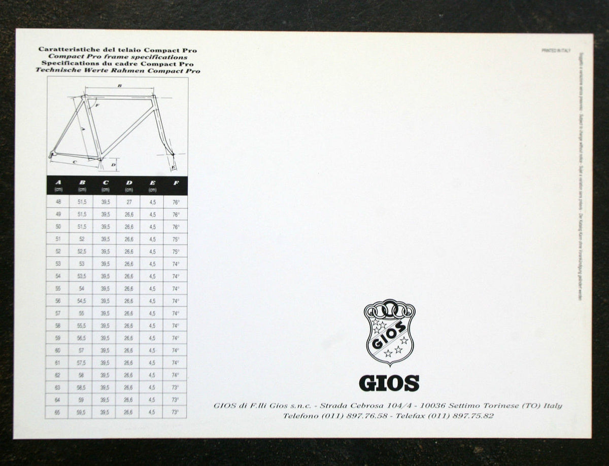 GIOS Evolution Compact Pro Road Bike: 56cm, Campagnolo Centaur Carbon 10sp, White Industries H2/H3, Mavic Open Pro