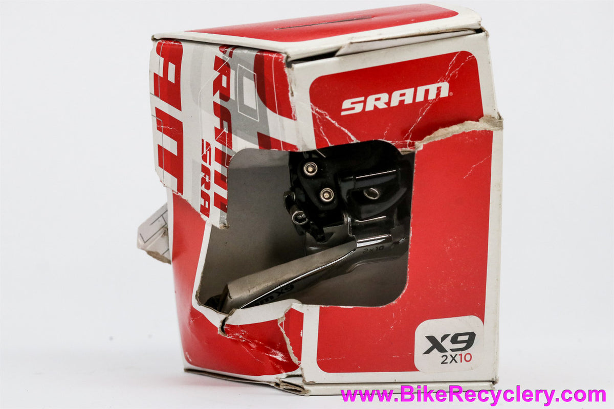 Sram X9 Front Derailleur: 2x10s - 34.9mm - Top Swing Dual Pull (NEW)