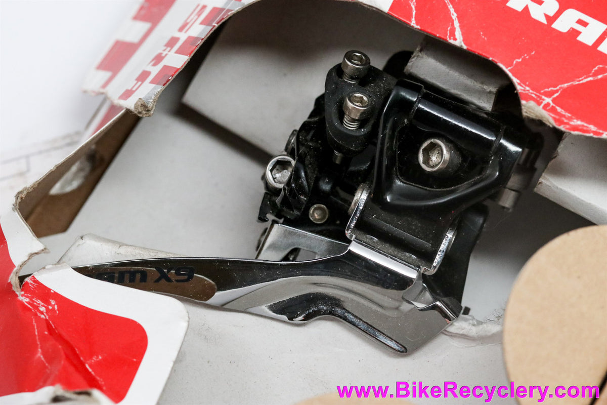 Sram X9 Front Derailleur: 2x10s - 34.9mm - Top Swing Dual Pull (NEW)