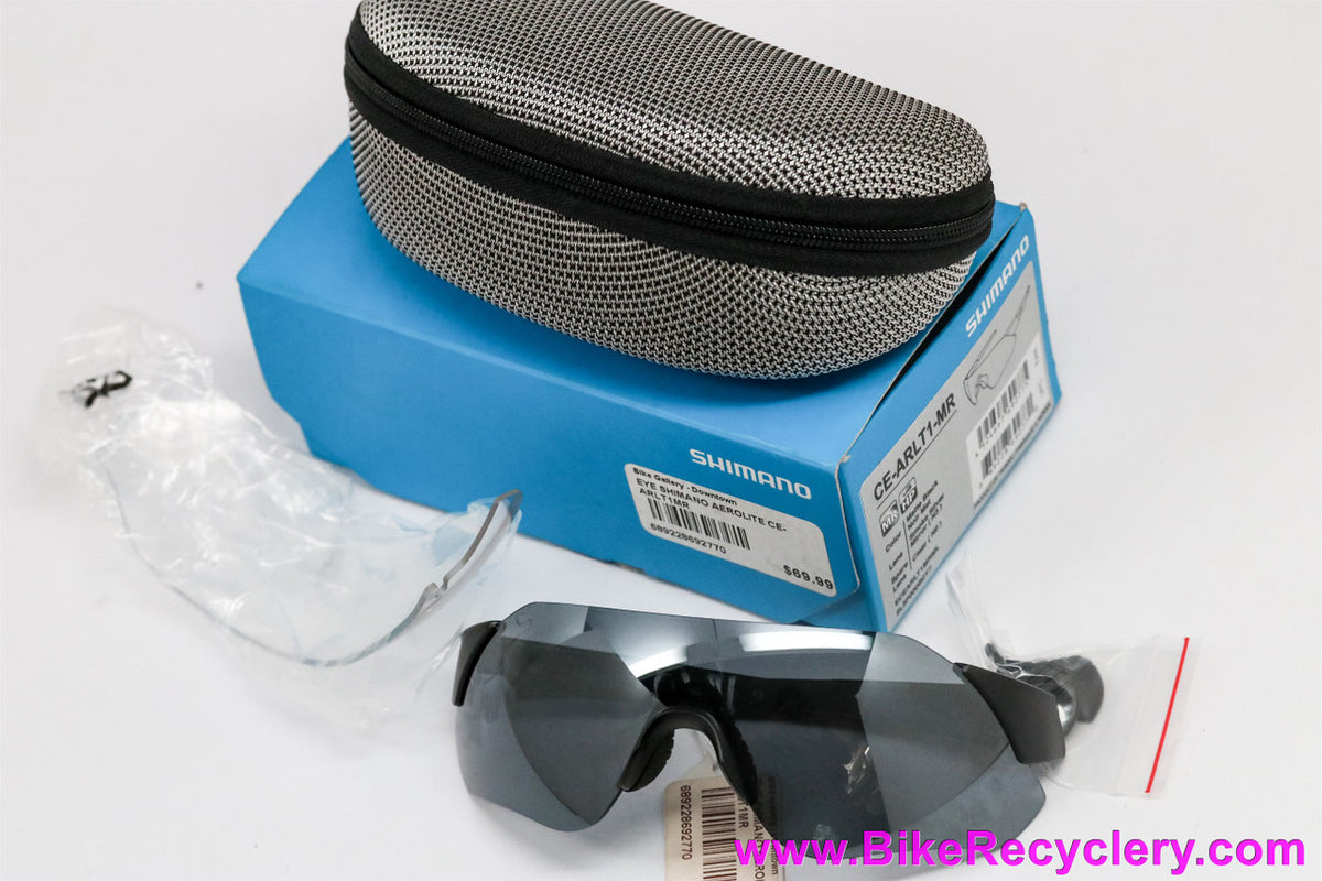 Shimano Aerolite CE-ARLT-MR Sunglasses: Matte Black (NEW)