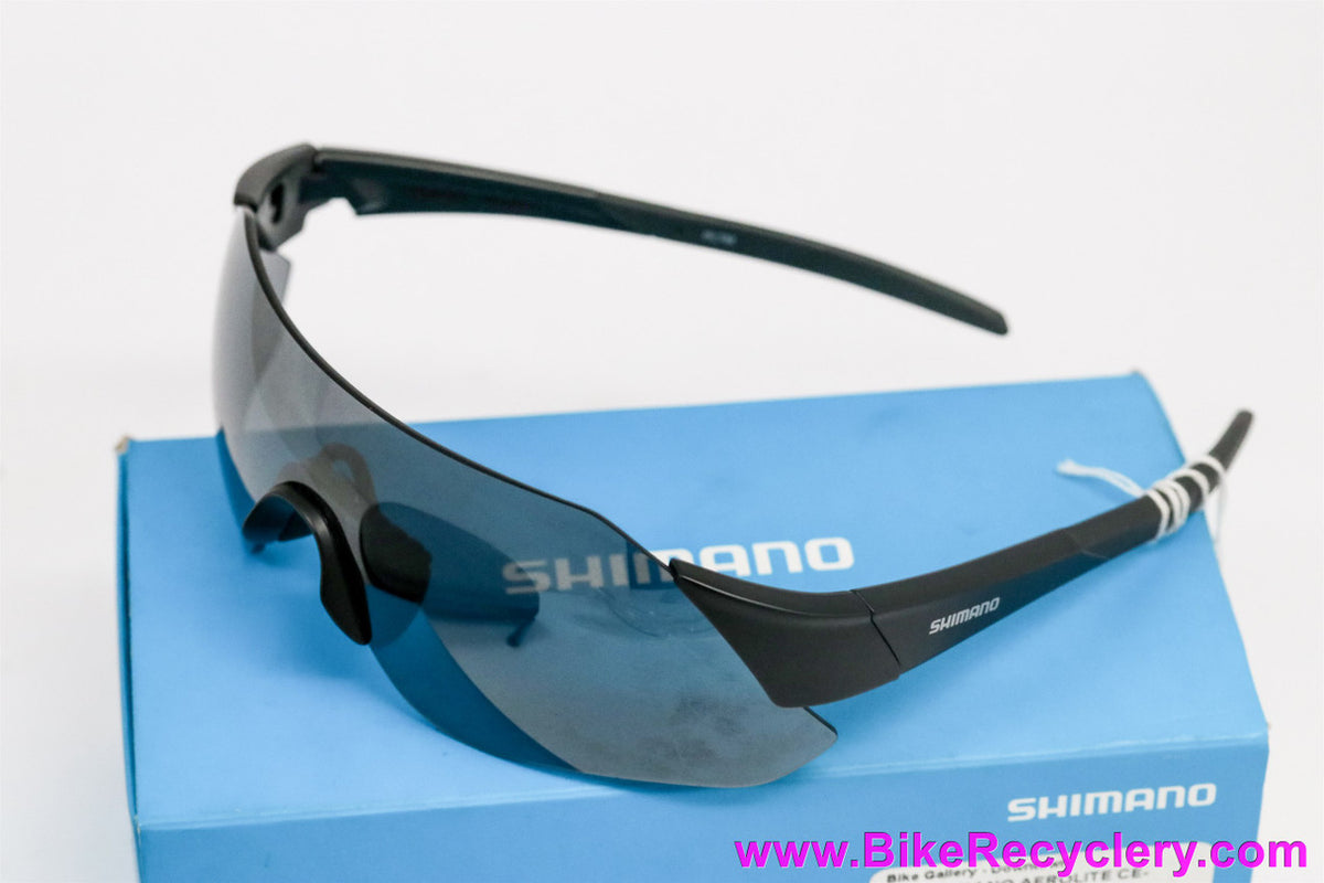 Shimano Aerolite CE-ARLT-MR Sunglasses: Matte Black (NEW)