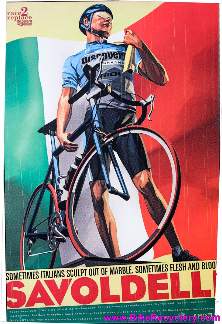 Paolo Savodelli Race to Replace Discovery Trek Team Artwork One-Off Painted on WOOD: 36" x 24" x 10mm Thick (MINT)
