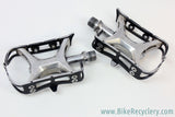 Suntour Superbe Pedals: 1980's - Black Cages