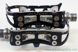 Suntour Superbe Pedals: 1980's - Black Cages
