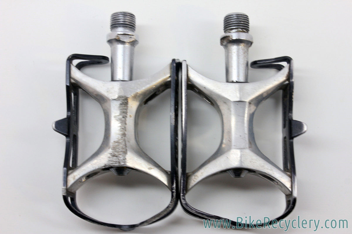 Suntour Superbe Pedals: 1980's - Black Cages