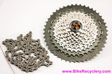 Shimano XT CS-M8000 11 Speed Cassette: 11-46t + XTR CN-HG901 Chain (NEW, Mounted)