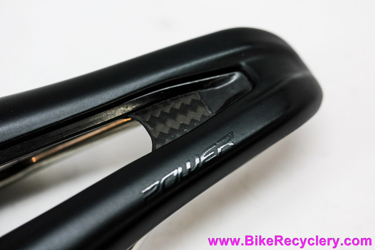 Specialized Power Pro Saddle: Carbon Shell - Hollow Ti - 143mm - Black (new take-off)