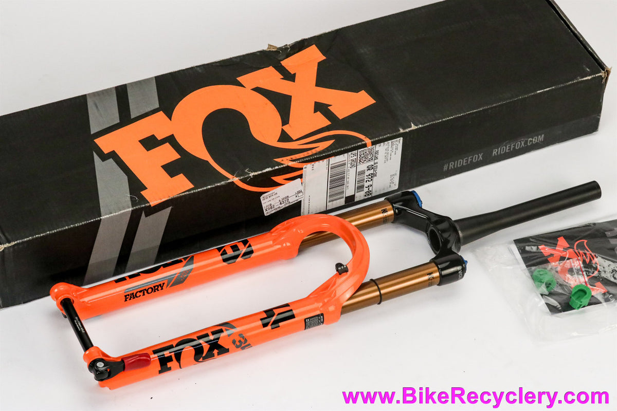 2022 Fox 34 Float Factory Grip 2 29" Fork: 140mm - HSC/LSC HSR/LSR - Shiny Orange - 15QRx110 - 44mm Rake - NSB Cable Clip (NEW)