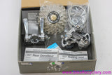 NIB/NOS Shimano 600 EX Drivetrain Mini-Group: RD-6208 Rear Derailleur / SL-6208 Downtube Shifters / MF-6208 6sp Freewheel 13-24t - Cable/Housing