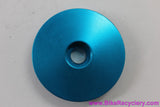NOS Ringle Zooka Threadless Stem Top Cap & Bolt: 1 1/8" - Cobalt Blue Anodized