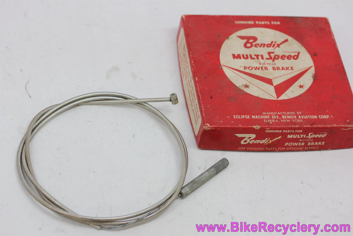 NIB/NOS Bendix Power Brake Cable Assembly: 51" Long - MS-51 / MS-55 / MS-57 / MS-60