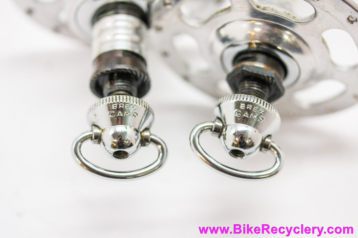 Campagnolo Nuovo Record Strada High Flange Hubset: 32H x 126mm - Curved Blade QR (NOS take-off)